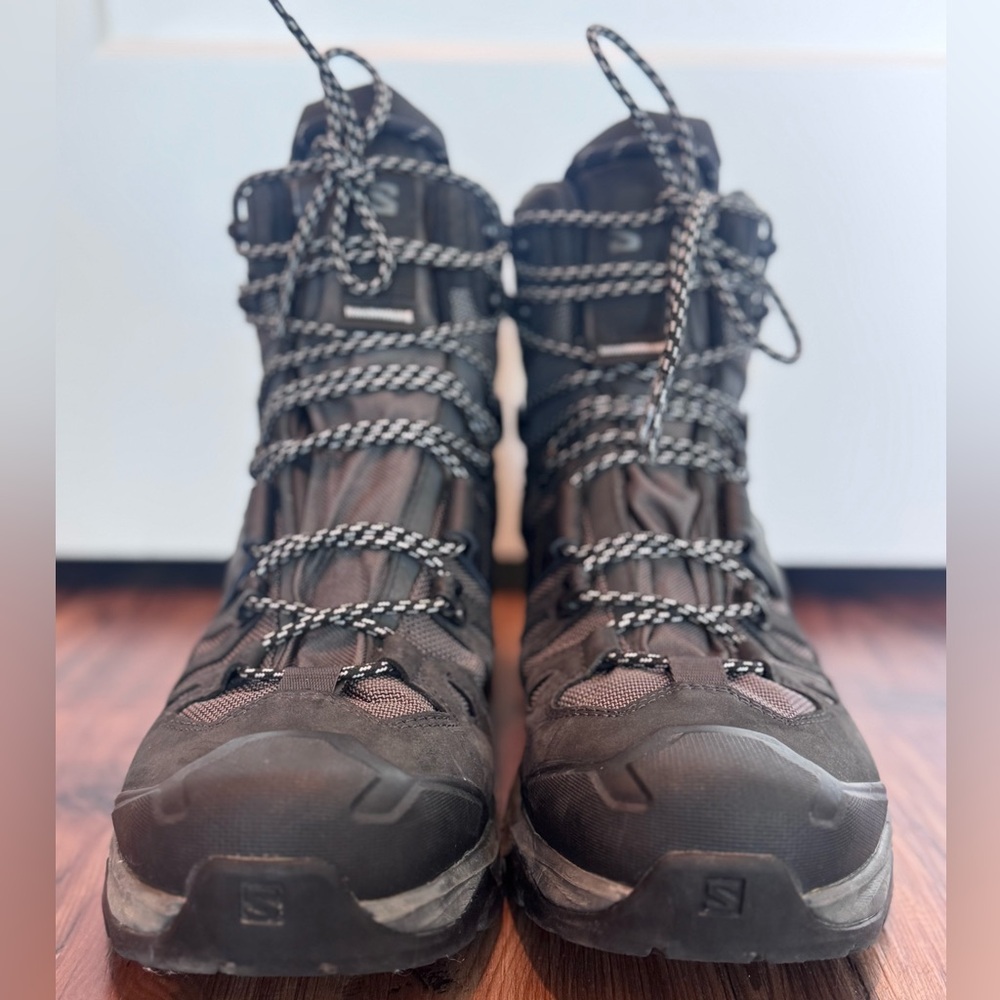 Salomon Black Ortholite Athletic Footwear